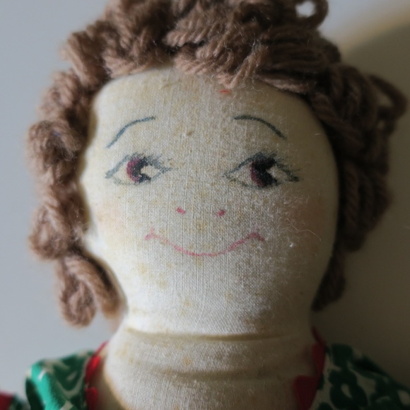 Handmade Vintage 14"  Double Doll - Picture 4 of 7